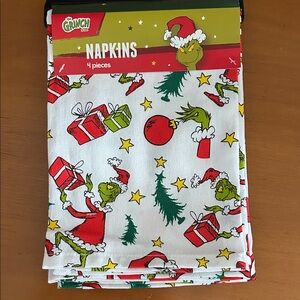 Grinch Christmas Napkins Set
